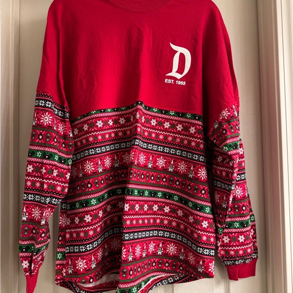 DISNEYLAND Christmas Sweater Spirit Jersey like new size large - Picture 7 of 7